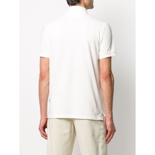 Biały t-shirt męski Ballantyne z krótkim rękawem 