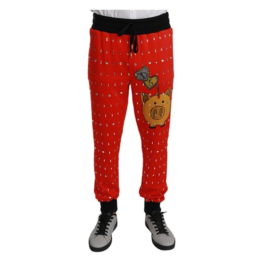 Dolce & Gabbana spodnie męskie wielokolorowe