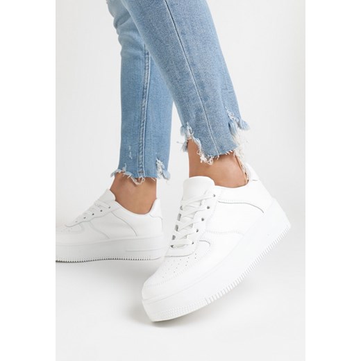 Białe Sneakersy Emson 39 born2be.pl