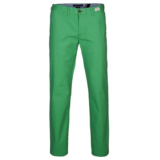 Spodnie męskie Tommy Hilfiger zielone STRETCH Tommy Hilfiger 30/34 Royal Shop