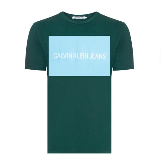 T-SHIRT MĘSKI CALVIN KLEIN JEANS ZIELONY Calvin Klein S promocja Royal Shop