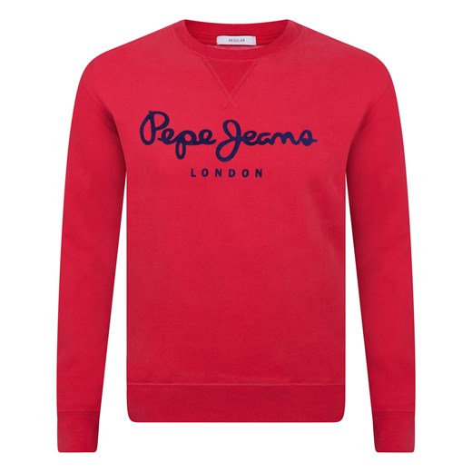 BLUZA BEZ KAPTURA MĘSKA PEPE JEANS CZERWONA Pepe Jeans XXL okazja Royal Shop