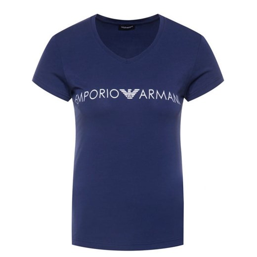 T-shirt EMPORIO ARMANI granatowy damski Emporio Armani XS okazja Royal Shop