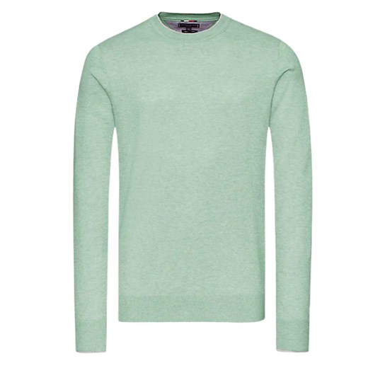 sweter męski tommy hilfiger tt0tt05075 zielony ze sklepu Royal Shop w kategorii Swetry męskie - zdjęcie 104689716
