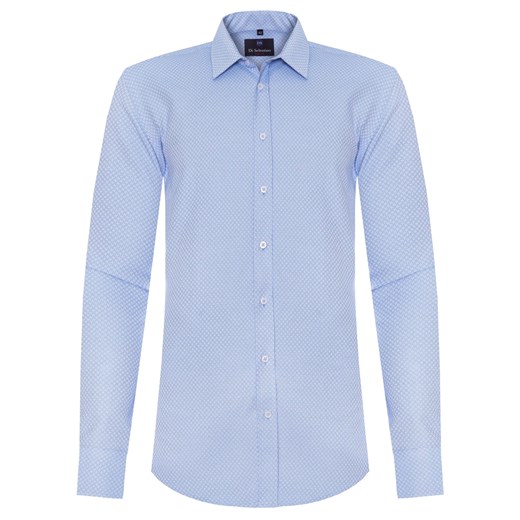 koszula męska di selentino błękitna riga slim ze sklepu Royal Shop w kategorii Koszule męskie - zdjęcie 104690116