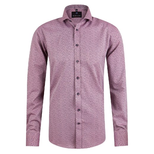 koszula męska di selentino w listki cordoba slim fit ze sklepu Royal Shop w kategorii Koszule męskie - zdjęcie 104690395
