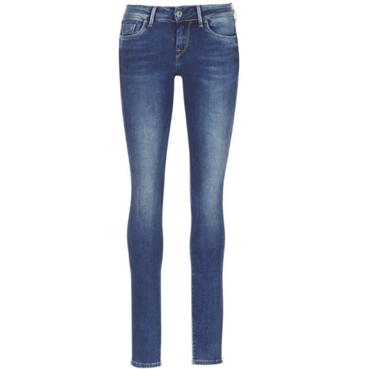 jeansy damskie pepe jeans pl201040z638 niebieskie ze sklepu Royal Shop w kategorii Jeansy damskie - zdjęcie 104690506