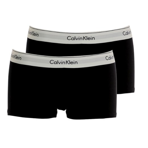 BOKSERKI MĘSKIE CALVIN KLEIN CZARNE 2-PACK Calvin Klein S wyprzedaż Royal Shop