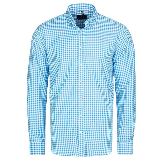 koszula męska di selentino santorini w kratę classic fit ze sklepu Royal Shop w kategorii Koszule męskie - zdjęcie 104693739