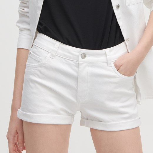 Reserved - Jeansowe szorty - Biały Reserved 40 okazja Reserved