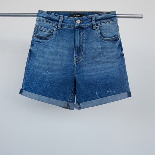 Reserved - Jeansowe szorty - Niebieski Reserved 42 wyprzedaż Reserved