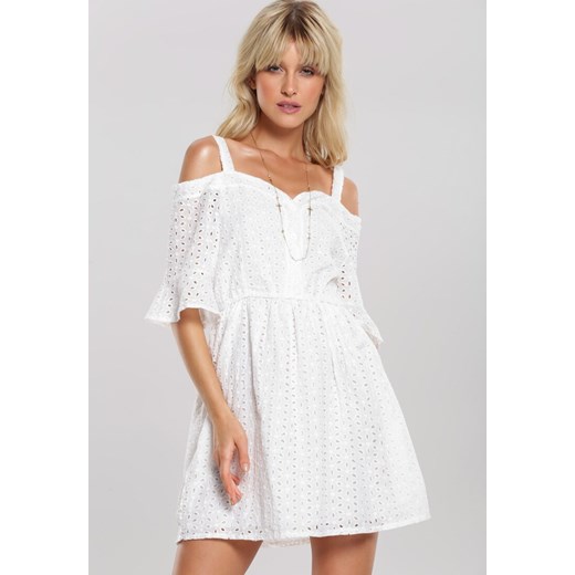 Biała Sukienka Naturehealer Renee L/XL Renee odzież