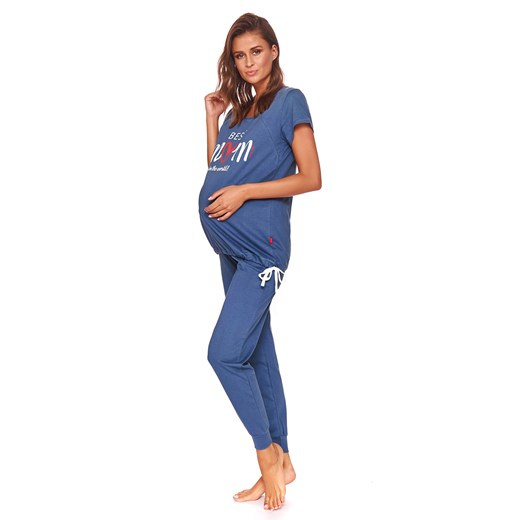 Piżama ciążowa i do karmienia Best Mom niebieska ciemny-niebieski Doctor Nap M Astratex
