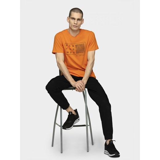 T-shirt męski TSM607 - pomarańcz Outhorn S wyprzedaż OUTHORN