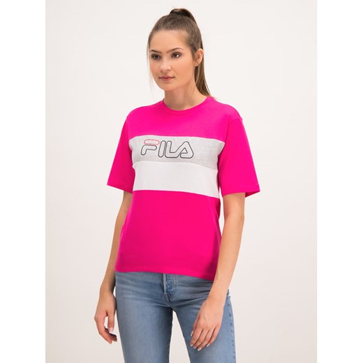 Fila T-Shirt 682062 Różowy Regular Fit Fila XS wyprzedaż MODIVO