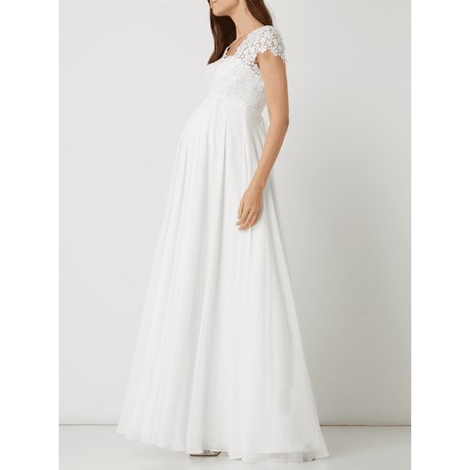 Biała sukienka ciążowa Luxuar Fashion 