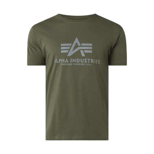 T-shirt z nadrukiem z logo Alpha Industries M Peek&Cloppenburg 