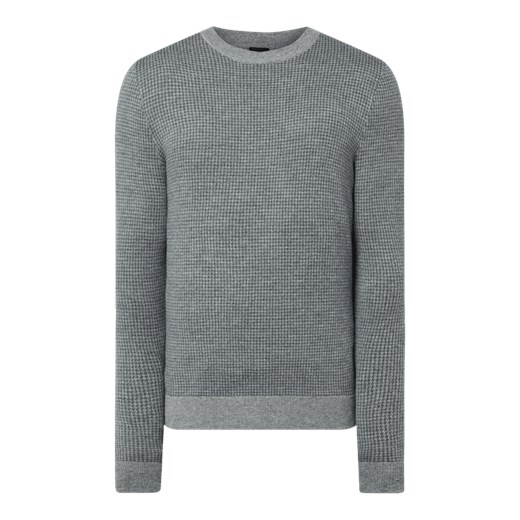 Sweter z żywej wełny model ‘Maddeo’ XXL wyprzedaż Peek&Cloppenburg 
