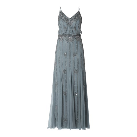 Sukienka wieczorowa z siateczki model ‘Keeva’ Lace & Beads M Peek&Cloppenburg 