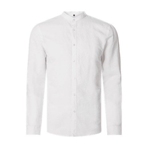 Koszula lniana o kroju slim fit model ‘Richeard’ XL Peek&Cloppenburg  okazja