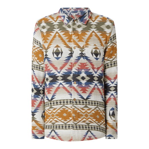 Koszula flanelowa o kroju regular fit w stylu etno model ‘Inca’ Review L okazja Peek&Cloppenburg 
