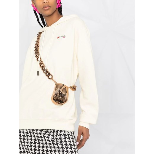 Bluza damska beżowa Off White jesienna krótka