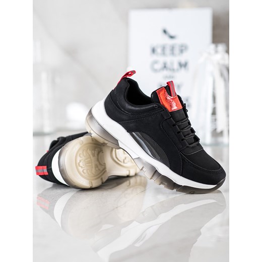 Buty sportowe damskie CzasNaButy sneakersy sznurowane 