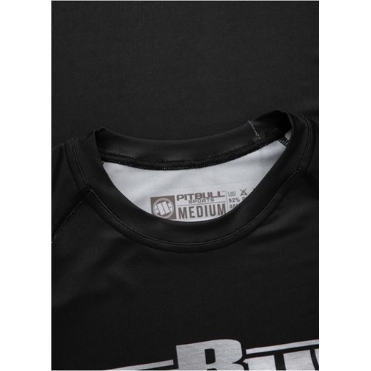 T-shirt męski Pit Bull z krótkimi rękawami z napisami 