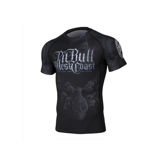 T-shirt męski czarny Pit Bull 