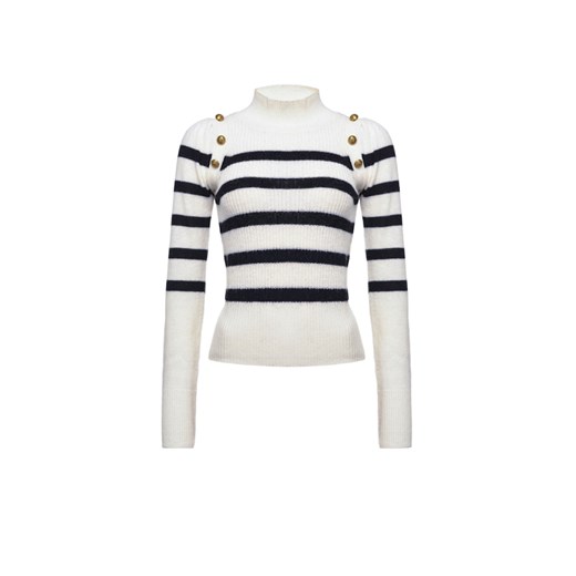 Sweter damski Pinko w paski wielokolorowy