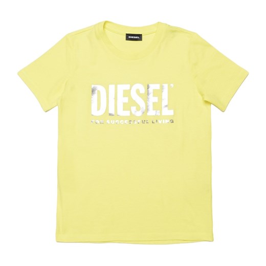 T-shirt chłopięce Diesel z krótkim rękawem z napisami 