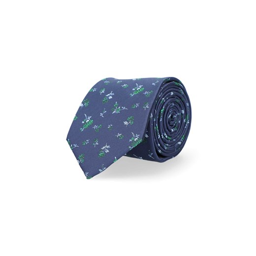 Krawat Granatowy w Kwiatki Lancerto promocyjna cena Lancerto S.A.