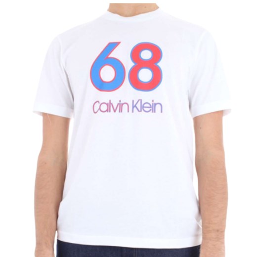 t-shirt męski calvin klein biały ze sklepu Royal Shop w kategorii T-shirty męskie - zdjęcie 104945517