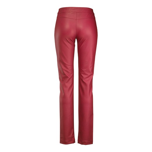 Spodnie czerwony halens-pl czerwony elastyczne