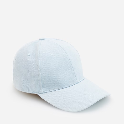 Reserved - Jeansowa czapka z daszkiem - Niebieski Reserved ONE SIZE Reserved okazja