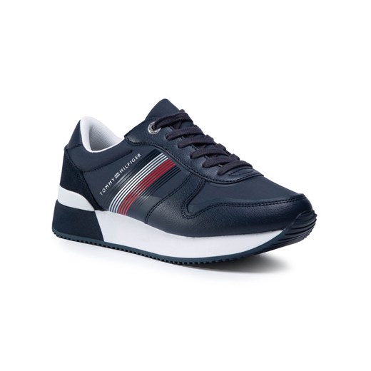 Tommy Hilfiger Sneakersy Active City Sneaker FW0FW05011 Granatowy Tommy Hilfiger 40 promocyjna cena MODIVO