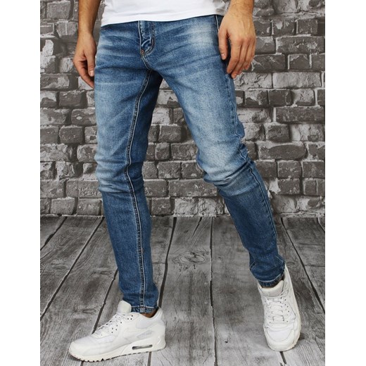 Spodnie męskie jeansowe niebieskie UX2857 Dstreet 30 okazja DSTREET