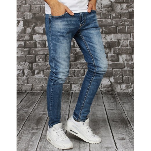 Spodnie męskie jeansowe niebieskie UX2857 Dstreet 33 okazja DSTREET