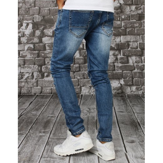 Spodnie męskie jeansowe niebieskie UX2857 Dstreet 35 promocja DSTREET