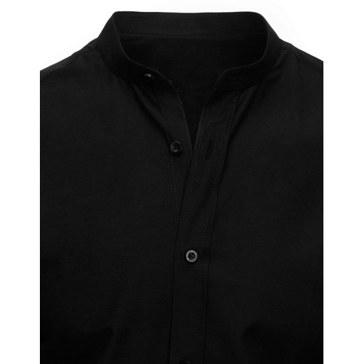 Elegancka koszula męska czarna DX1870 Dstreet M DSTREET okazyjna cena