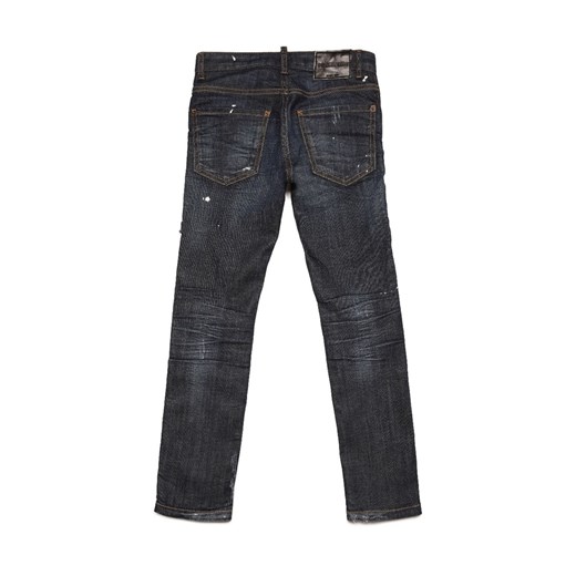 Spodnie chłopięce granatowe Dsquared2 jeansowe 