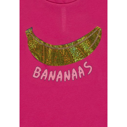 T-shirt dziewczęcy, różowy, Bananaas, Tom Tailor Tom Tailor promocyjna cena smyk