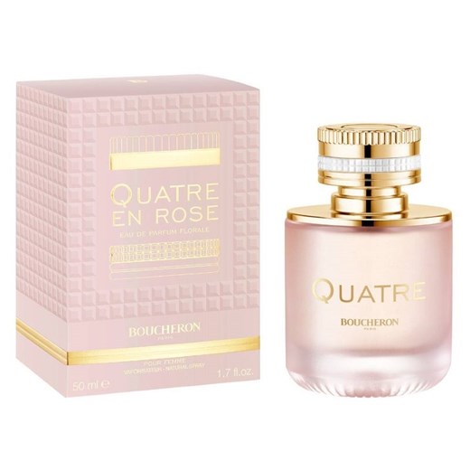 Boucheron, Quatre En Rose Florale, woda perfumowana, spray, 50 ml promocja smyk