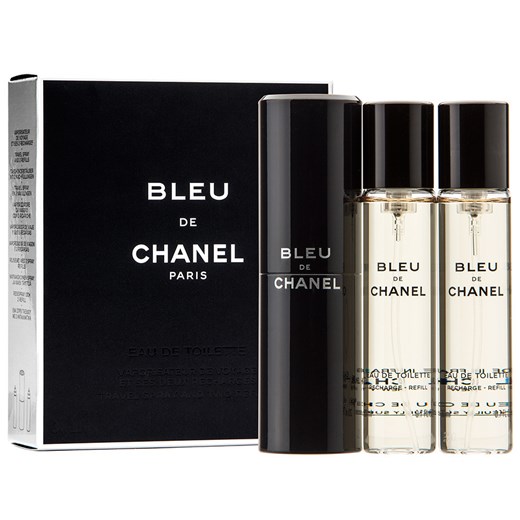 Chanel, Bleu de Chanel, woda toaletowa z wymiennym wkładem, 3x20 ml Chanel wyprzedaż smyk
