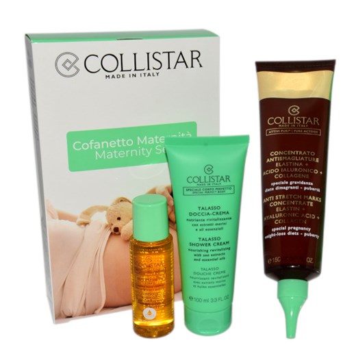 Collistar, Pure Active Anti Stretch Marks Concentrated, 150 ml + Talasso Shower-Cream, 100 ml + Precious Body Oil, 55 ml Collistar okazyjna cena smyk