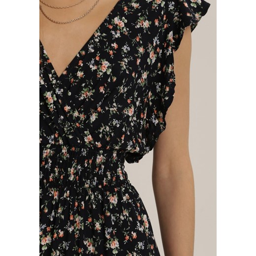 Granatowa Sukienka Nessarne Renee L/XL Renee odzież