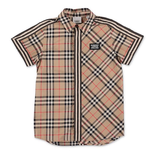 Koszula chłopięca Burberry z bawełny 