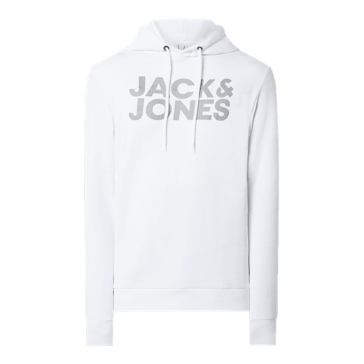 Bluza z kapturem i metalicznym logo model ‘Cloudmix’ Jack & Jones XL Peek&Cloppenburg 