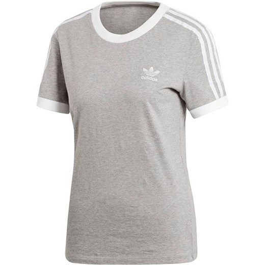 Koszulka damska 3-Stripes Adidas Originals (szary melanż) 40 wyprzedaż SPORT-SHOP.pl
