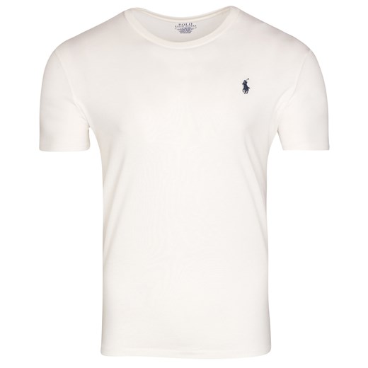 T-shirt męski Ralph Lauren biały z krótkim rękawem 
